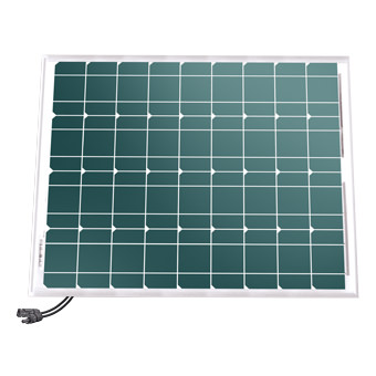 50W Kit Panneau Solaire Monocristallin+Contrôleur de charge