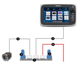 Connecteur Seatalk NG 5 voies Raymarine