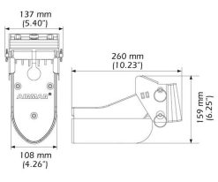 Airmar-TM260 TM265 TM275 TM185 TM258 DIMENSION_1