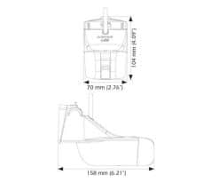airmar-raymarine-p66_dimension
