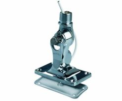 Rotule inox 4 directions Modèle à cliquet RA107 GLOMEX pour antenne VHF