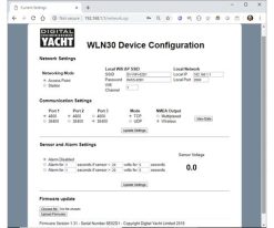 Digitalyacht WLN30-Home-Page-Wireless-Mode