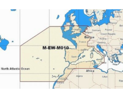C-MAP MAX, Côtes d'Europe occidentale et Méditerranée occidentale-EW-M010