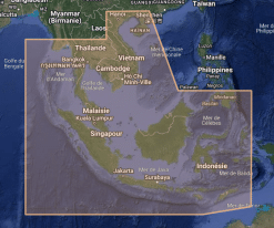 C-MAP THAILAND,MALAYSIA,WEST INDONESIA-MAX M-IN-M203-MS cartographie marine
