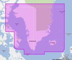 C-MAP GREENLAND AND ICELAND-4D M-EN-D405-MS cartographie marine