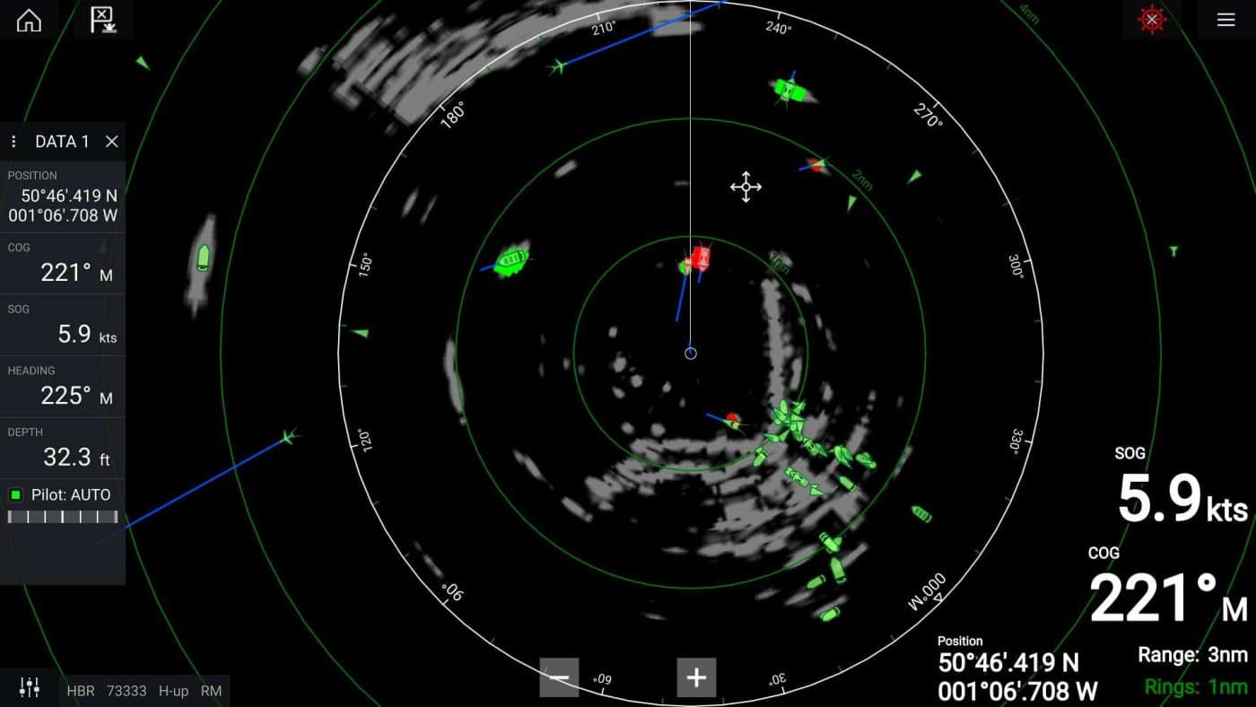 raymarine radar quantum 2 doppler
