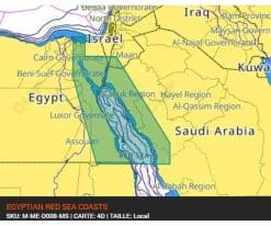 C-MAP EGYPTIAN RED SEA COASTS-4D M-ME-D008-MS cartographie marine_1