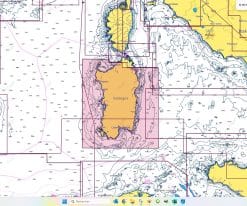 C-MAP SARDINIA SOUTH-MAX-IT M-EM-M012-MS cartographie marine