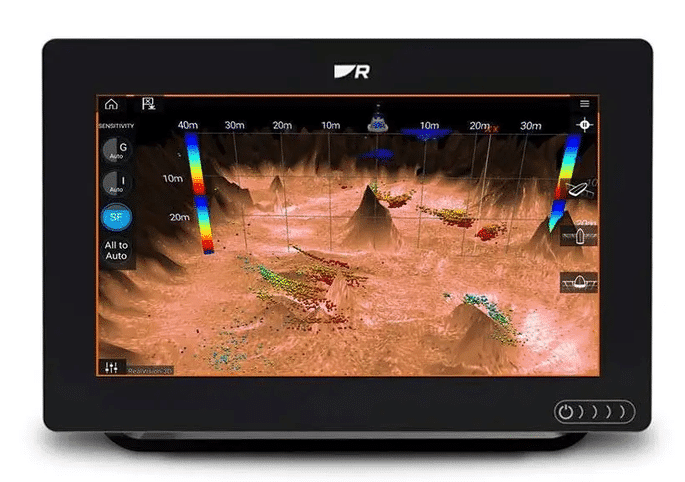 Combine-GPS-Sondeur-Raymarine-Axiom-RV-avec-RealVision