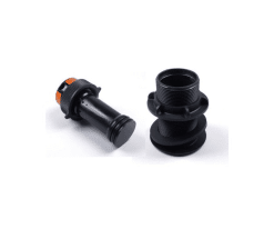 Passe-coque et plug P617V Airmar pour DST800 et DST810  avec clapet - 33-510-01