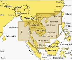 Carte marine Navionics Platinium+ NPAE020R - South China & Andaman Seas - 010-C1298-40
