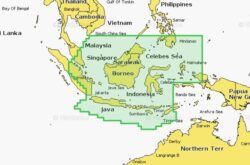 Carte marine Navionics Platinium+ NPAE023R - Java & Borneo - 010-C1301-40