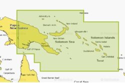 Carte marine Navionics Platinium+ NPAE025R - Papua New Guinea & Solomon Isl. - 010-C1372-40
