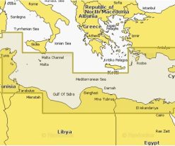 Carte marine Navionics Platinium+ NPEU016R - Mediterranean Sea, Southeast - 010-C1320-40