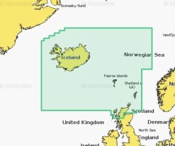 Carte marine Navionics Platinium+ NPEU043R - Iceland to Orkney - 010-C1325-40