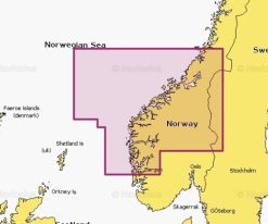 Carte marine Navionics Platinium+ NPEU052R - Norway, Sognefjord - Svefjorden - 010-C1330-40