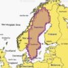 Carte marine Navionics Platinium+ NPEU067R - Sweden, Lakes & Rivers - 010-C1341-40