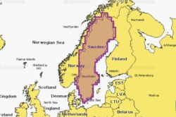 Carte marine Navionics Platinium+ NPEU067R - Sweden, Lakes & Rivers - 010-C1341-40