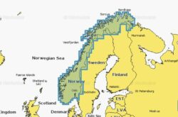 Carte marine Navionics Platinium+ NPEU071R - Norway, Lakes & Rivers - 010-C1345-40