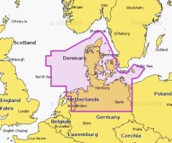 Carte marine Navionics Platinium+ NPEU077R - Denmark & Germany, North - 010-C1322-40