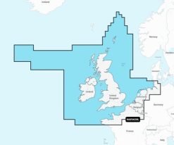 Carte marine Navionics+ NAEU628L - U.K., Ireland & Holland - 010-C1350-30