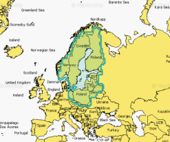Carte marine Navionics Platinium+ NPEU644L - Baltic Sea - 010-C1352-40