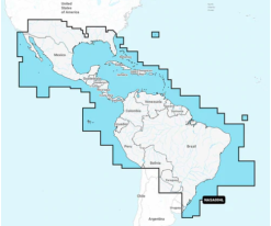 Carte marine Navionics Platinium+ NPSA004L - Mexico, Caribbean to Brazil - 010-C1364-40