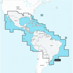 Carte marine Navionics Platinium+ NPSA004L - Mexico, Caribbean to Brazil - 010-C1364-40