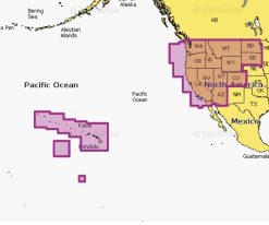 Carte marine Navionics Platinium+ NPUS008R - U.S. West - 010-C1371-40