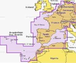 Carte marine Navionics Platinium+ NPEU646L - Europe, Central & West - 010-C1354-40