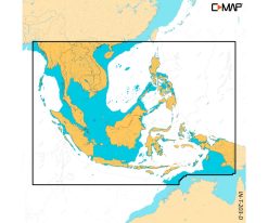 C-MAP DISCOVER X - INDONESIA, MALAYSIA M-IN-T-400-D-MS cartographie marine