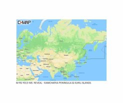 C-MAP REVEAL - Kamchatka Peninsula & Kuril Islands M-RS-Y013-MS cartographie marine