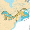 C-MAP REVEAL X - GREAT LAKES M-NA-T-201-R-MS cartographie marine