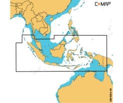 Carte C-MAP DISCOVER INDONESIA, MALAYSIA M-IN-Y400-MS cartographie marine_1