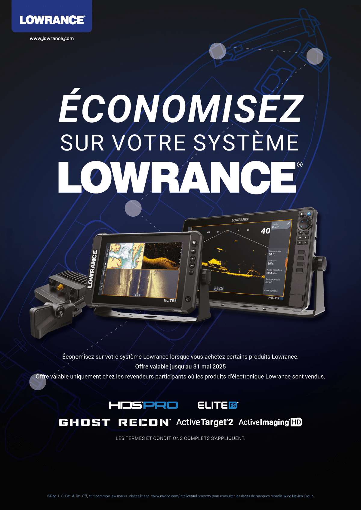 promo slide lowrance spring printemps navico